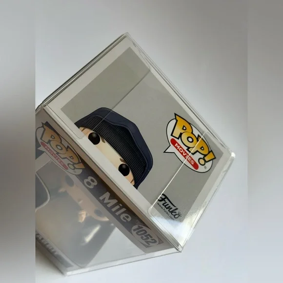 Funko Pop Movies/Rocks 1052 8 Mile B-Rabbit Eminem w/ PopShield Armor Protector - Picture 8 of 8